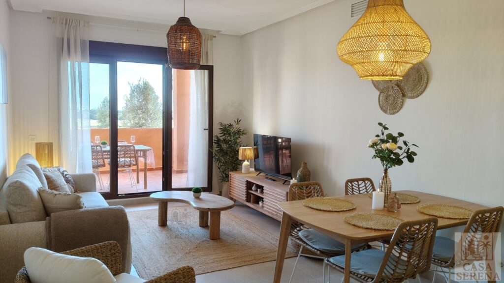 Modern apartment living area